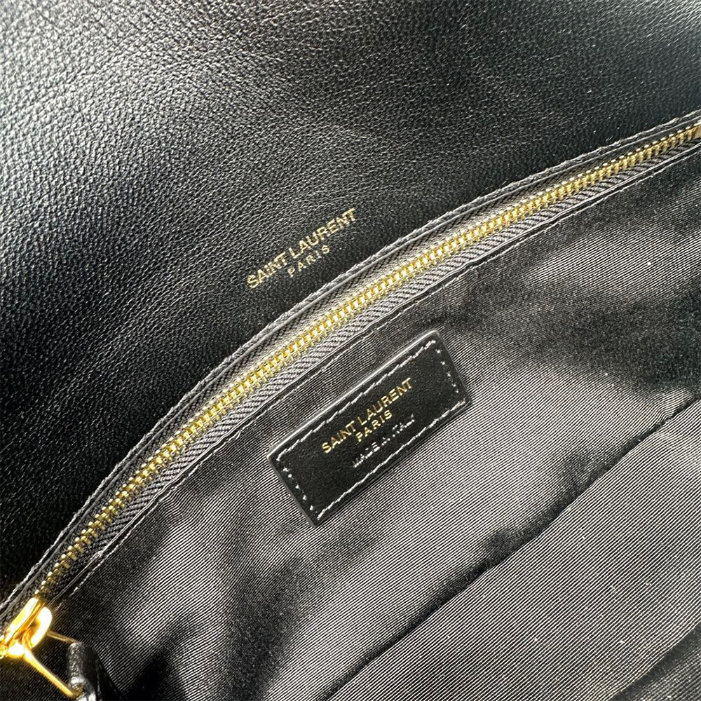 YSL Calypso Small Bag In Plunged Lambskin1:1High-quality replica