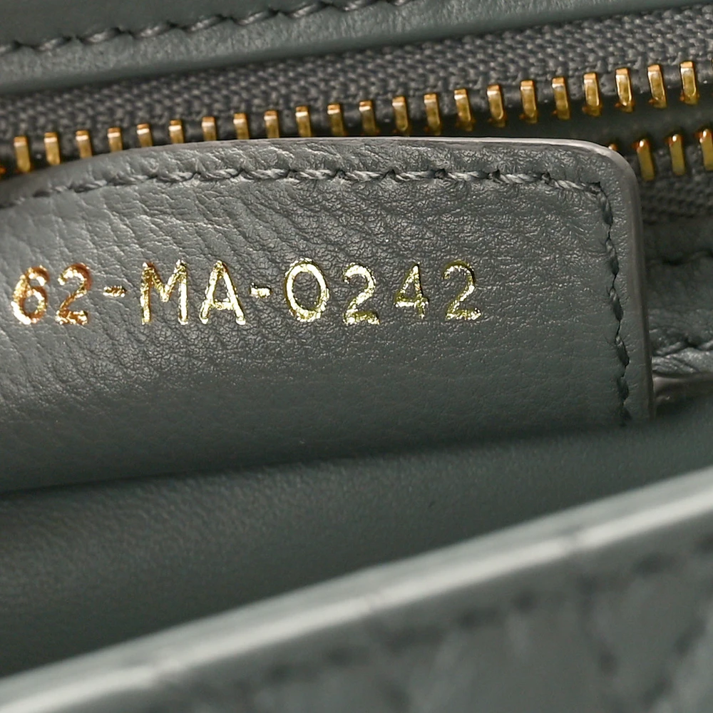 Superfake Dior Caro Bag in Classic Grey with Cannage Details1:1High-quality replica