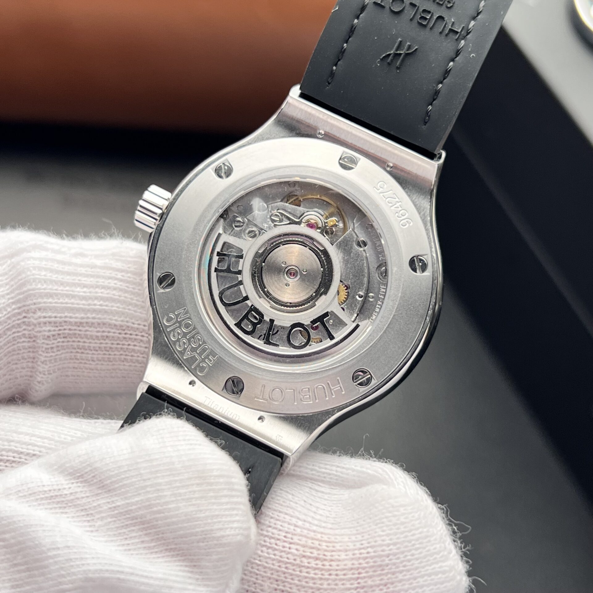 Hublot Replica Watch Classic Fusion Full Diamond Moissanite Black 38mm - Top club