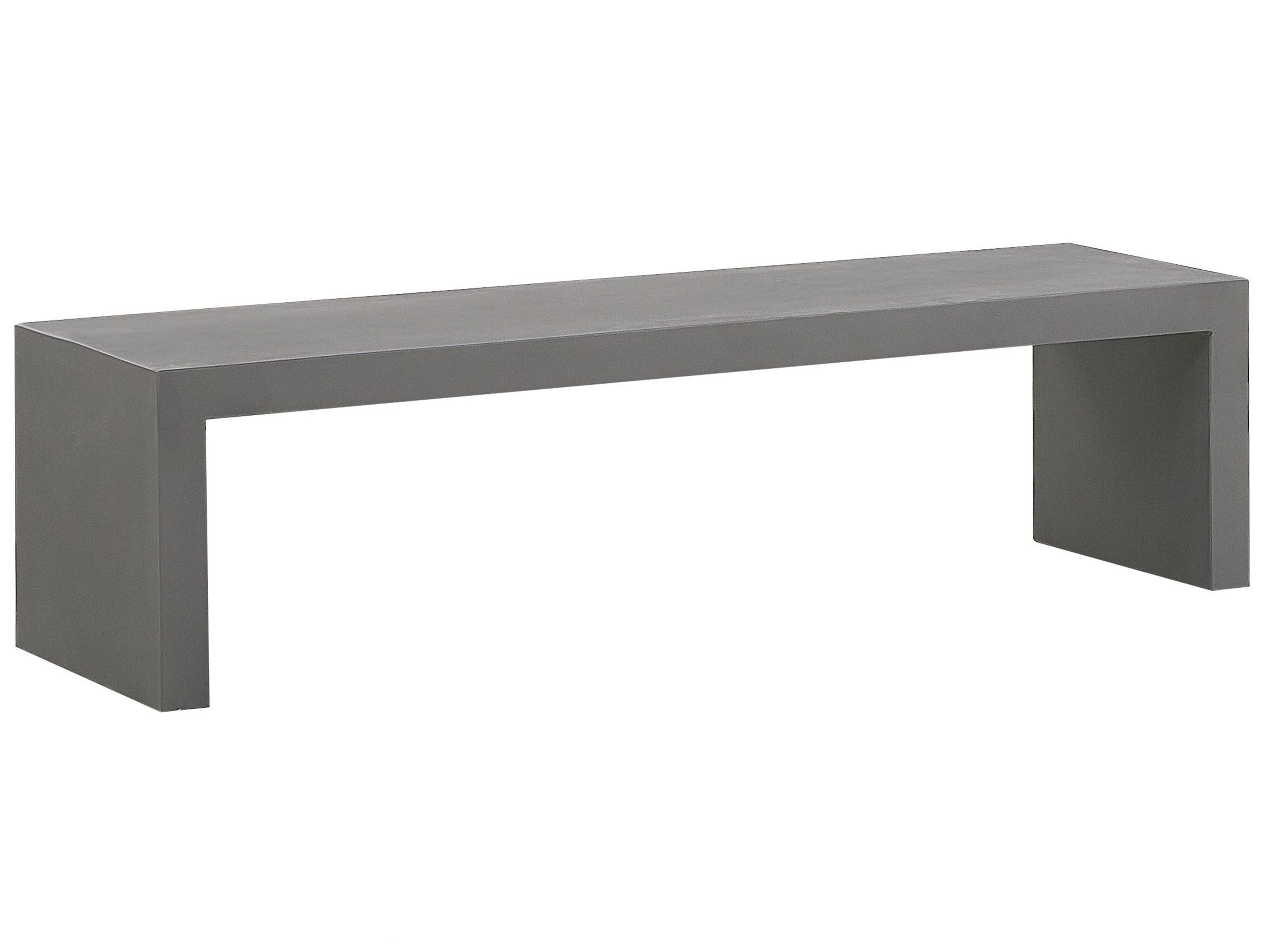 Garden Bench TARANTO 150 cm Concrete Grey