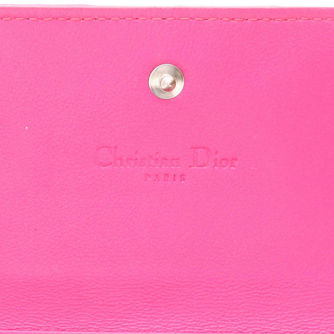Dior Wallet on Chain handbag in pink leather cannage1:1High-quality replica