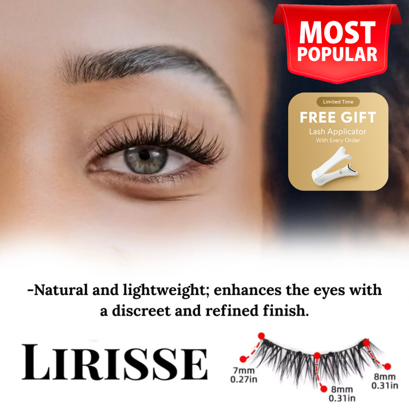 Magnetic false eyelashes