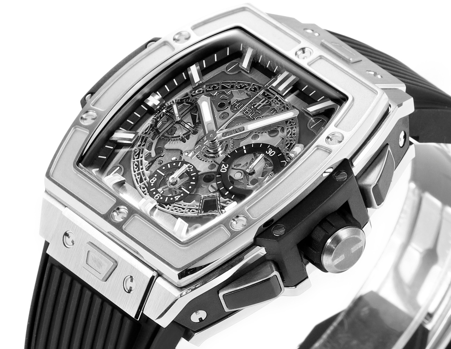 Hublot Spirit of Big Bang Textured Rubber Strap(1:1 replica) - Top club