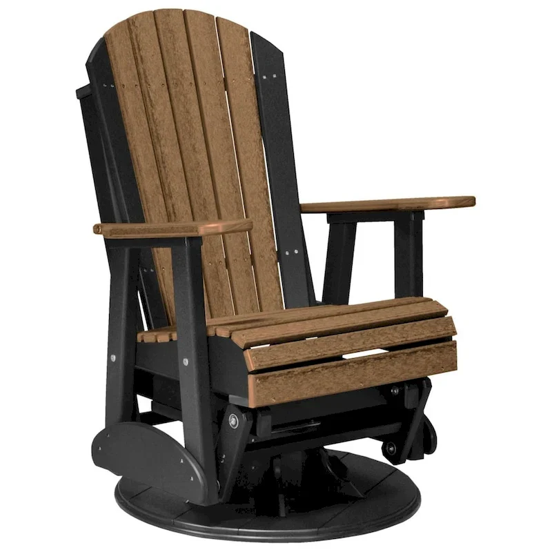 Poly Lumber Adirondack Swivel Glider Chair - 30W x 28D x 44H - Image 16 Poly Lumber Adirondack Swivel Glider Chair - 30W x 28D x 44H - Image 16