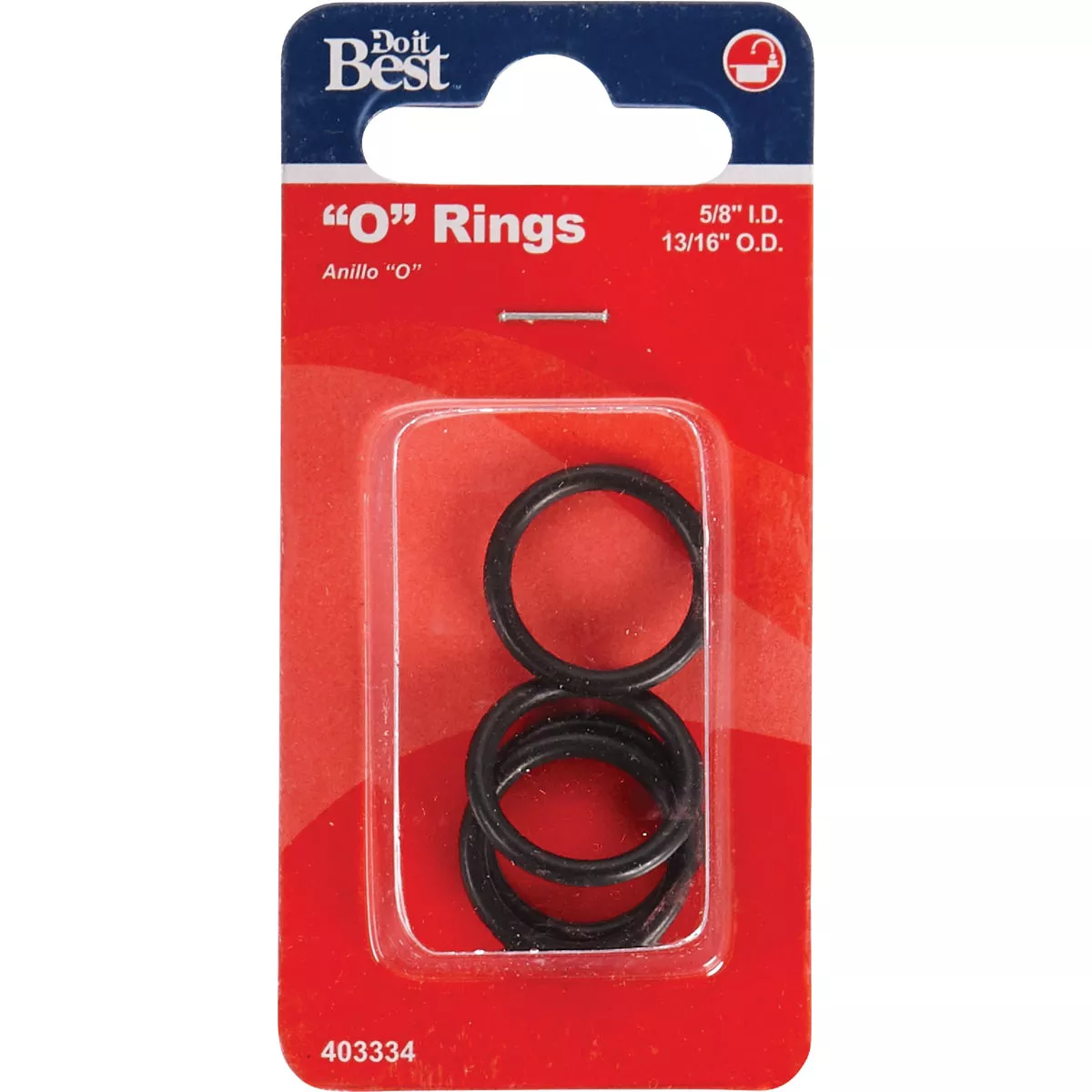 Do it Best 5/8 In. x 13/16 In. x 3/32 In. O-Ring (4 Ct.)