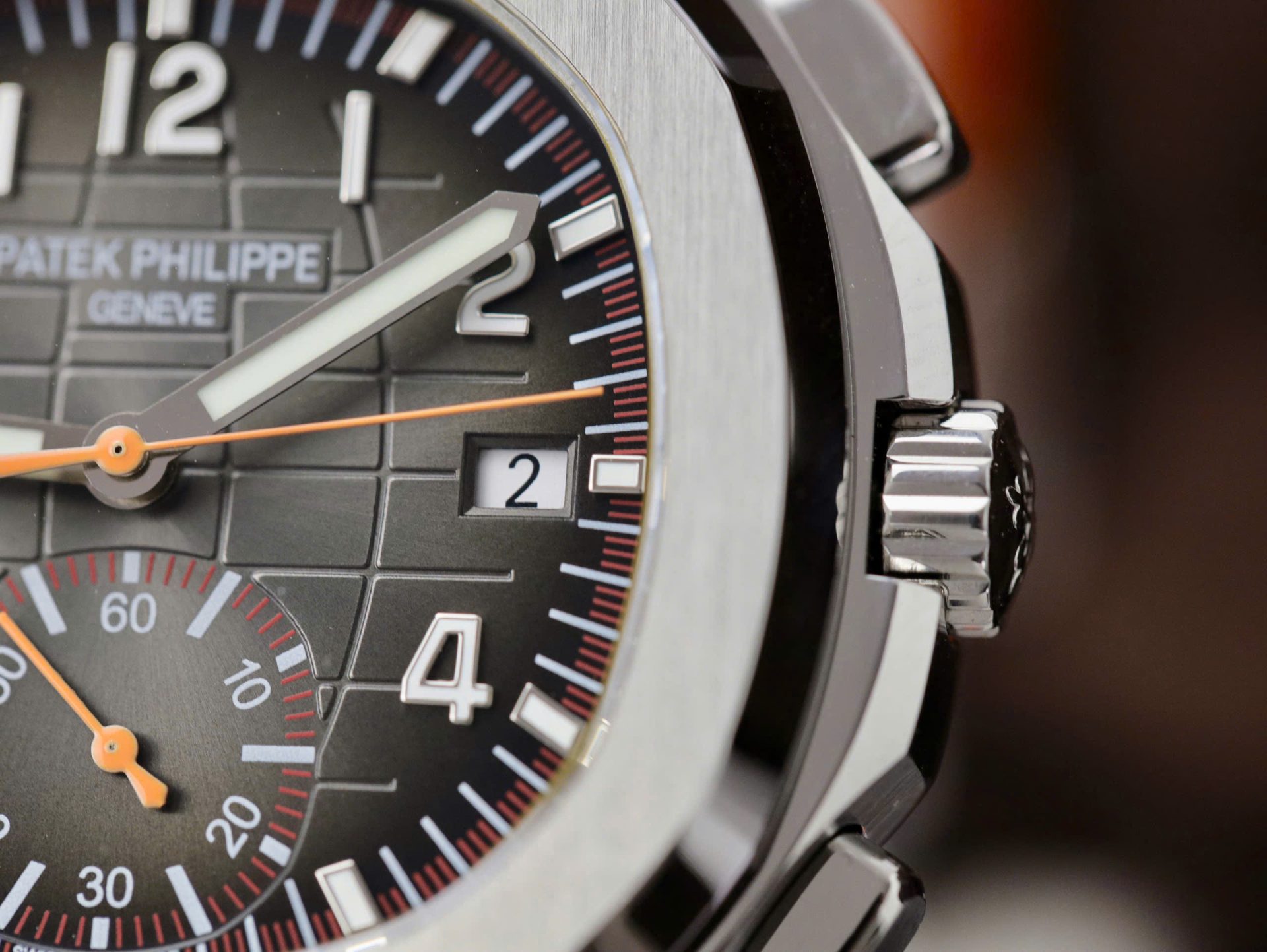 Patek Philippe Aquanaut 5968A Replica 11 Watch Orange Rubber Strap 42.2mm - Top club