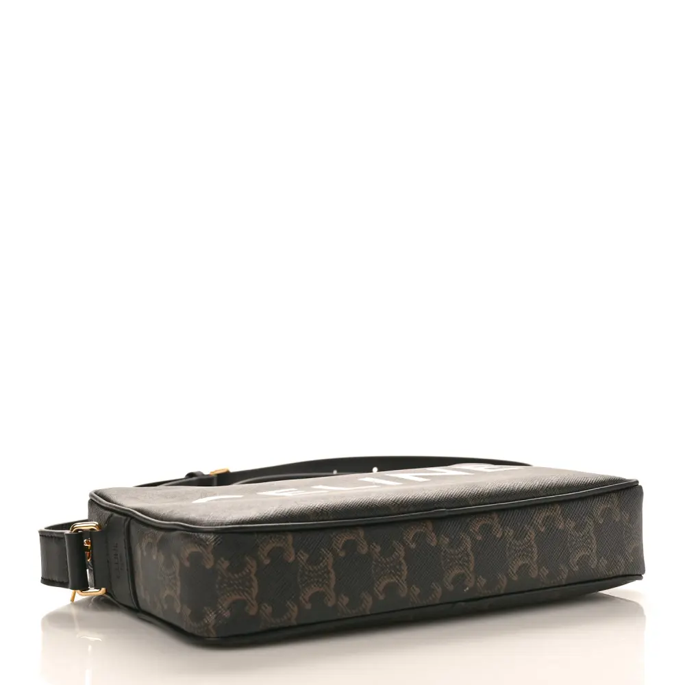 Superfake Black Celine Medium Messenger Handbag Replica1:1High-quality replica