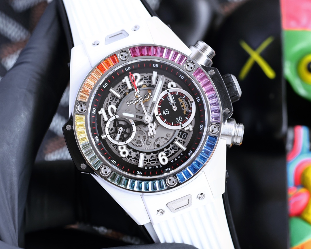 Big Bang Unico Titanium Rainbow 42mm(1:1 replica) - Top club