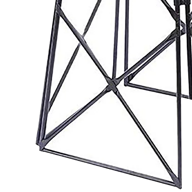 Achla Designs Lattice Obelisk Garden Trellis, 67 Inch Tall, Graphite Powder Coat Finish - Image 7