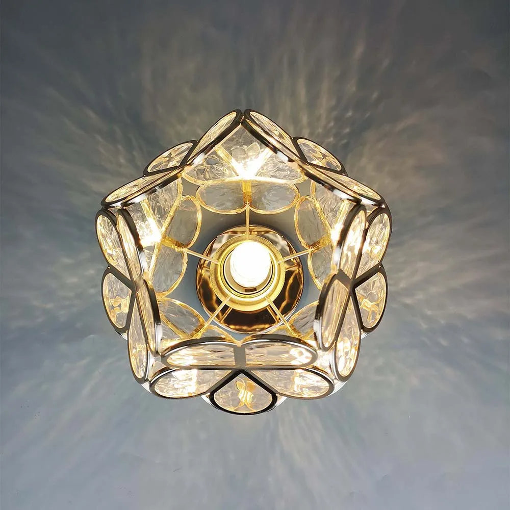 PetalLicht - Glazen Lamp met Bloemdesign