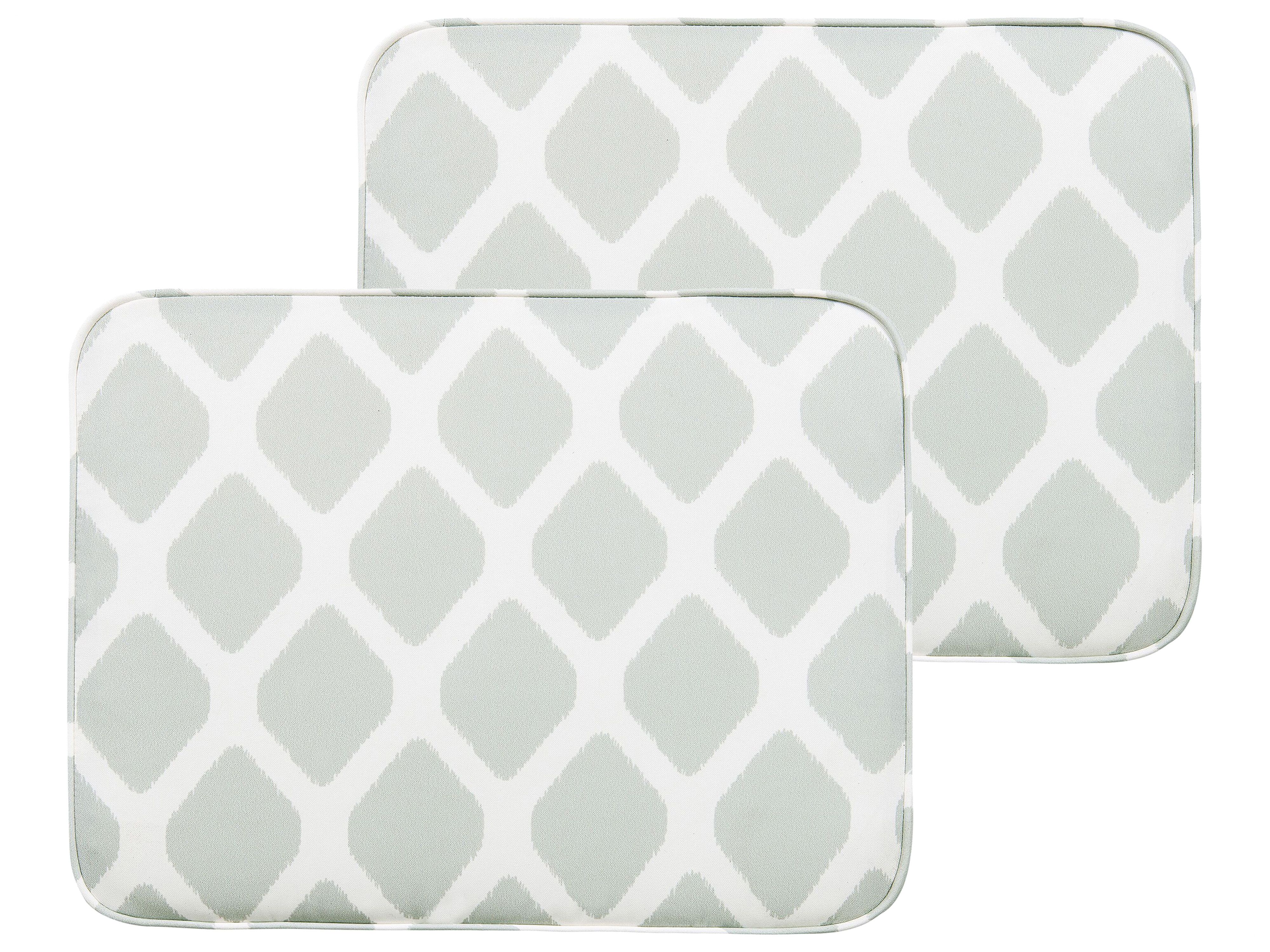 Set of 2 Garden Chair Cushions FIJI 29 x 38 cm Mint Green
