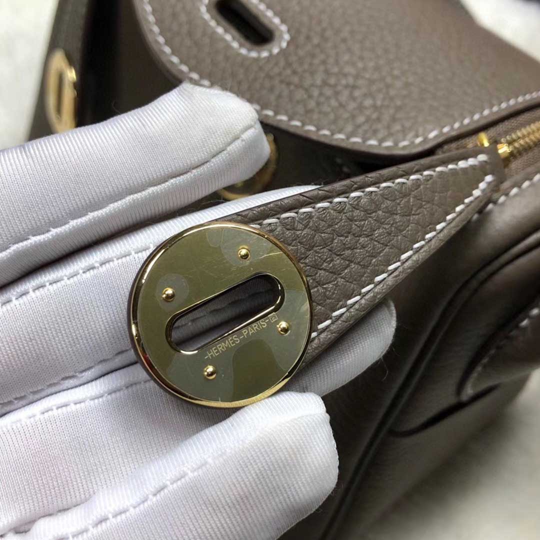 Replica Hermes Aaa-Lindy Mini Bag H079086Ck37 Black/Red/Grey1:1High-quality replica