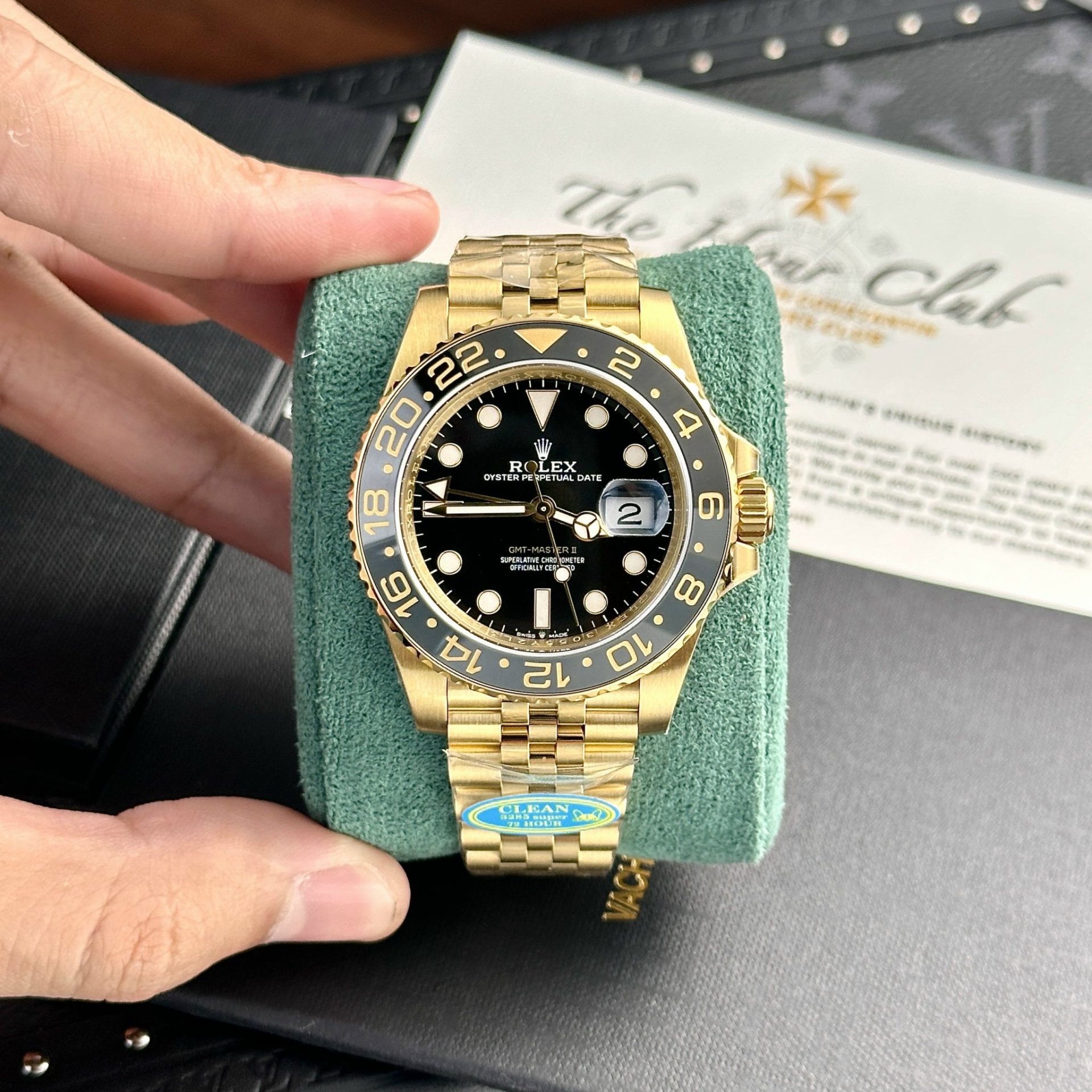 Rolex Replica 1:1 Watch GMT-Master II 126718GRNR Black Dial Clean Factory 40mm - Elite Watch Atelier