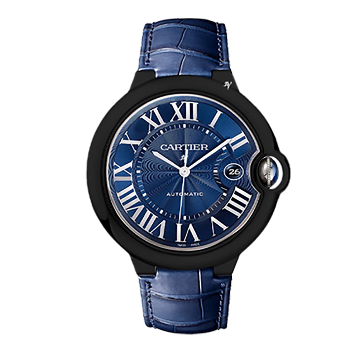 Fake Cartier Replica Watch Ballon Bleu Limited Edition Black DLC-PVD(1:1 replica) - Top club