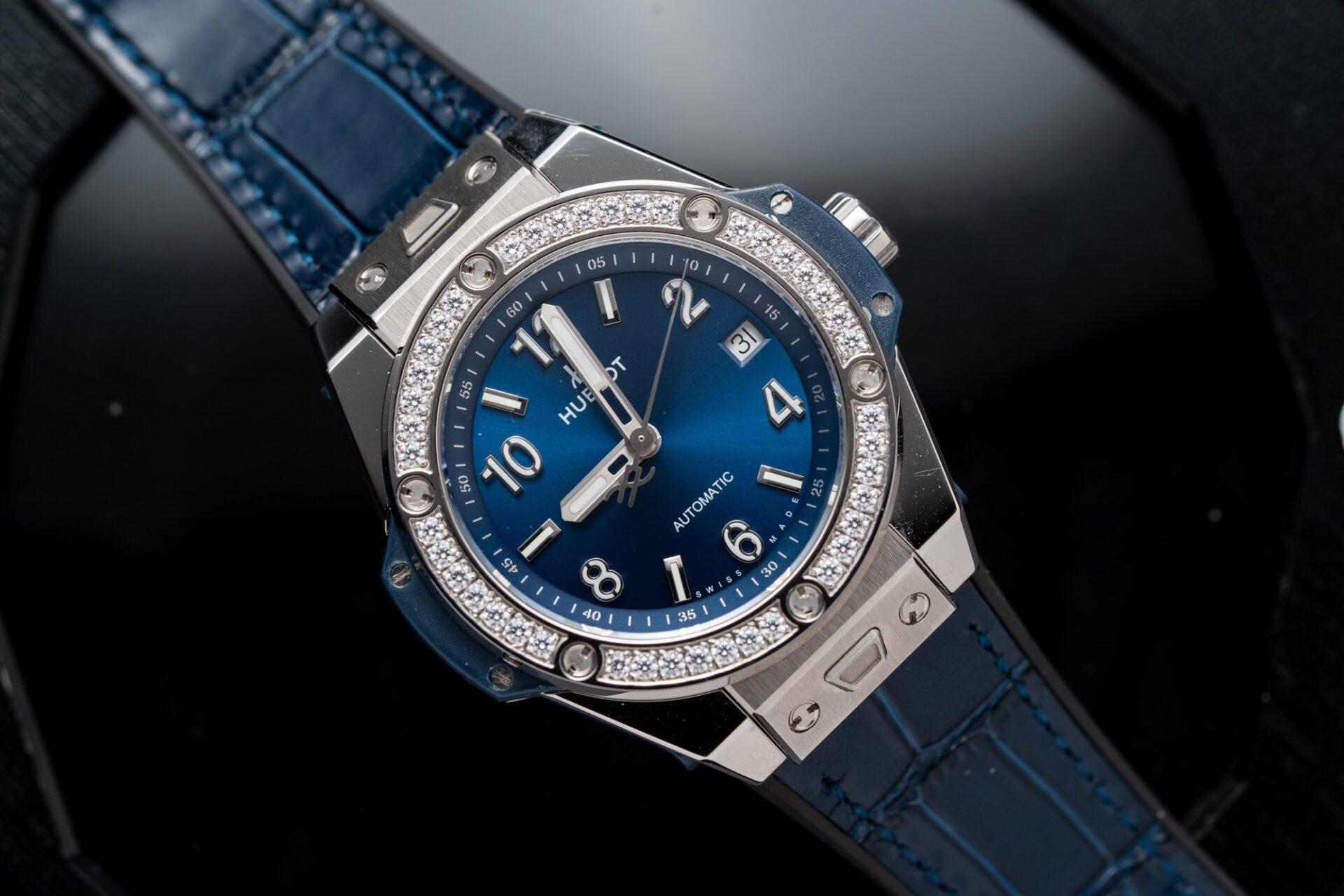 Hublot Big Bang One Click Fake Watch Blue Dial 39mm - Top club