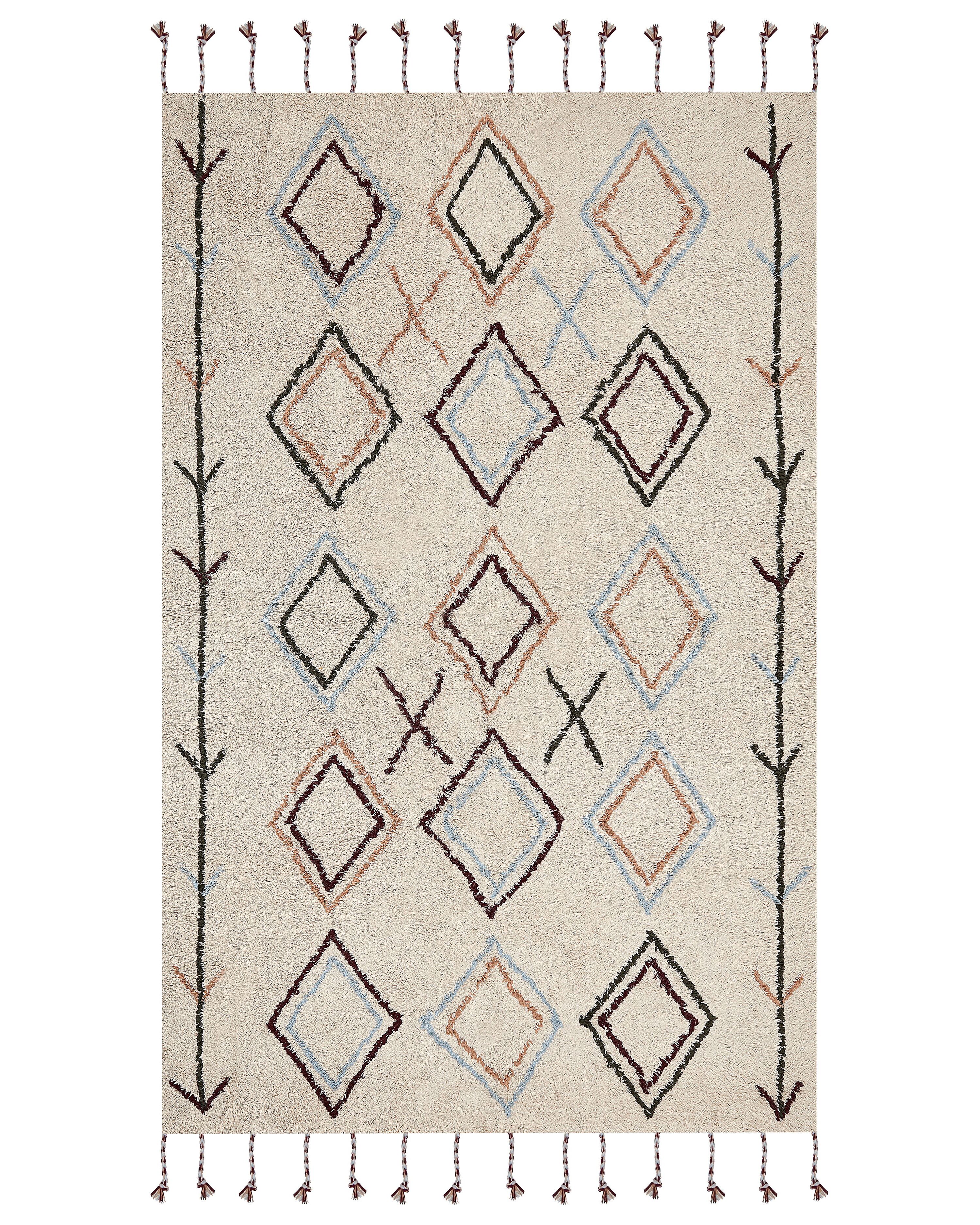 Rug CORUM Beige 160 x 230 cm Cotton