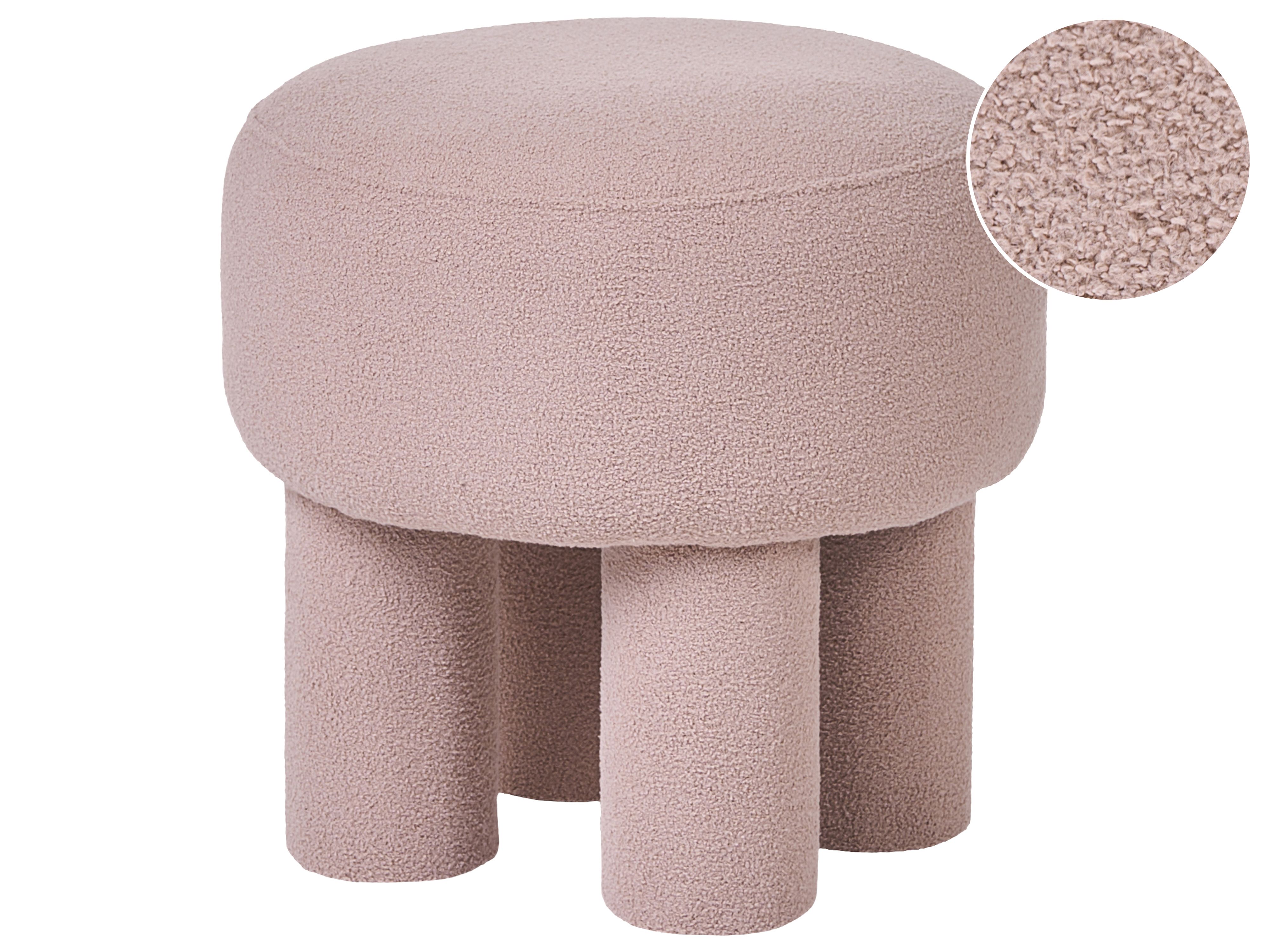 Footstool CANBY Boucle Beige
