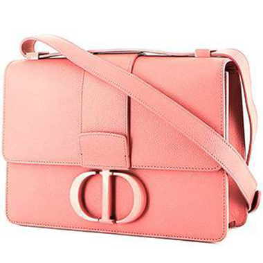 Dior 30 Montaigne shoulder bag in black grained leather1:1High-quality replica