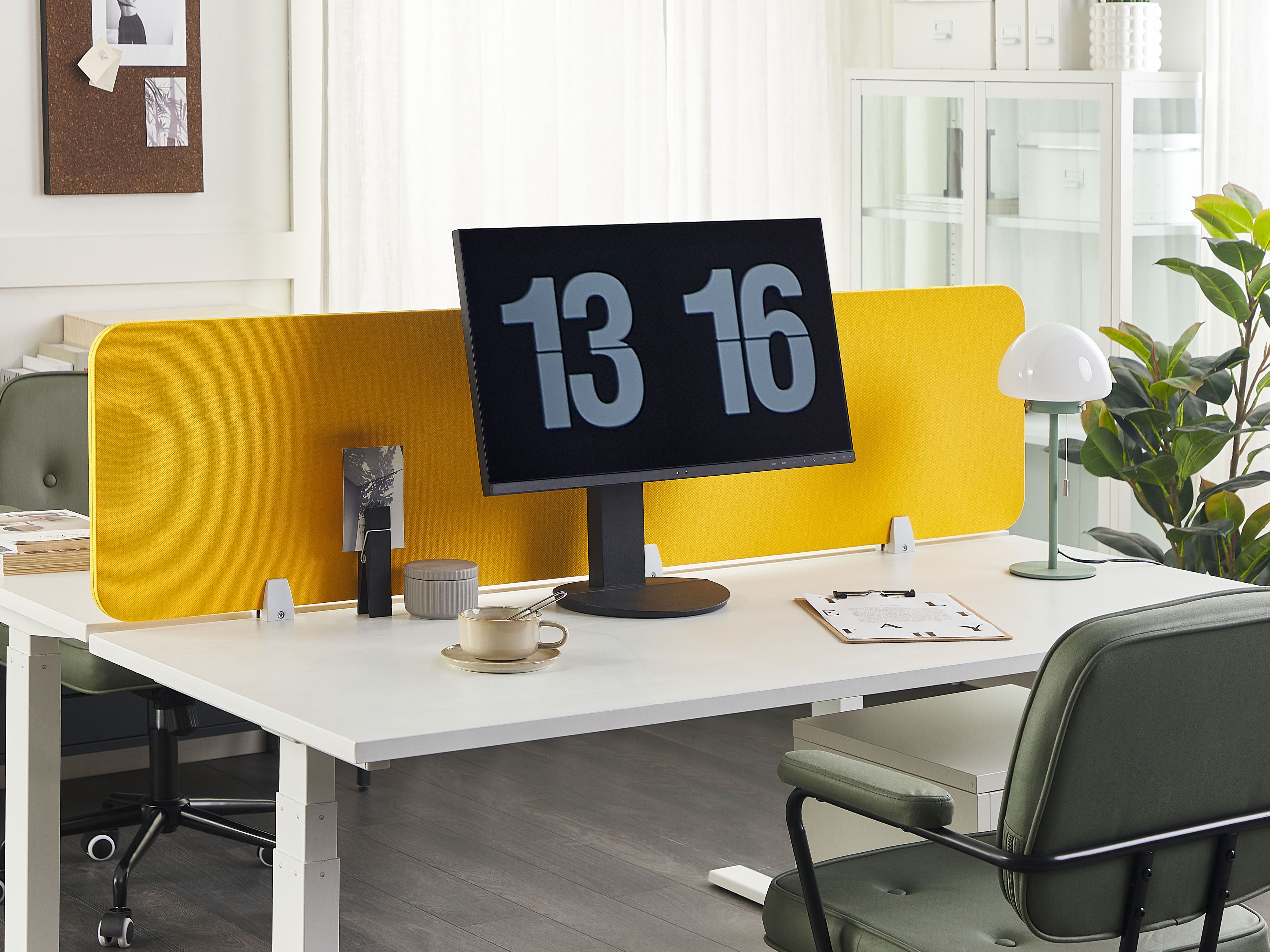 Desk Screen WALLY Yellow