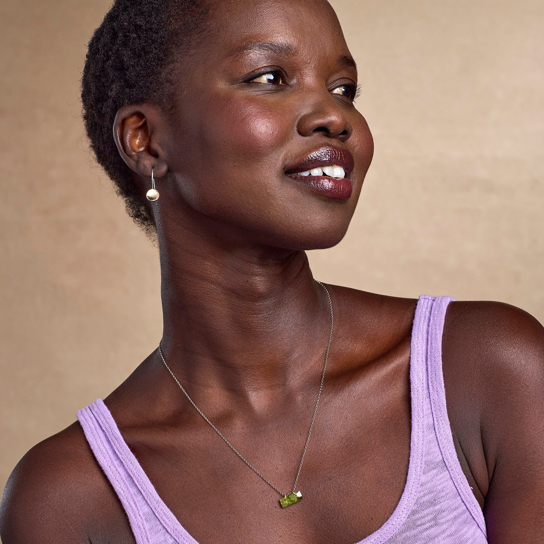 Birthstone Tile Necklace - Sundance Clothing