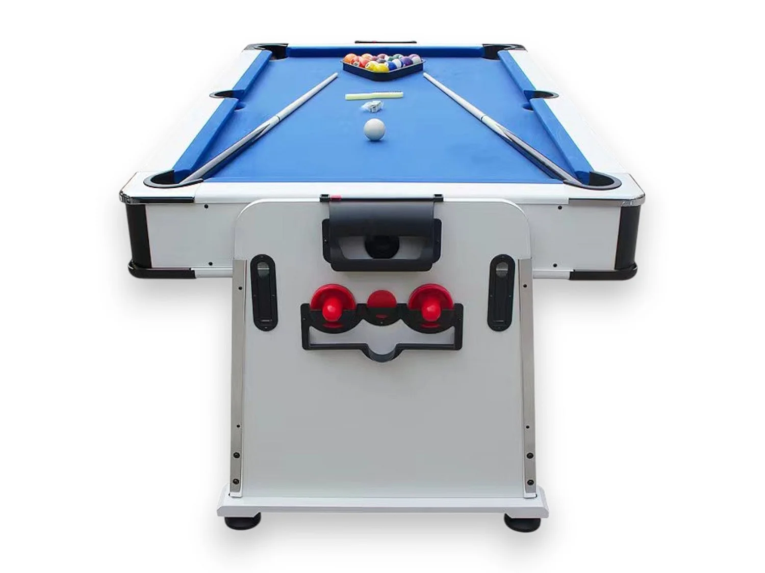 Table de Billard 7 pieds Multi-jeux bleu Air Hockey, Table de Tennis, Table – Stark White