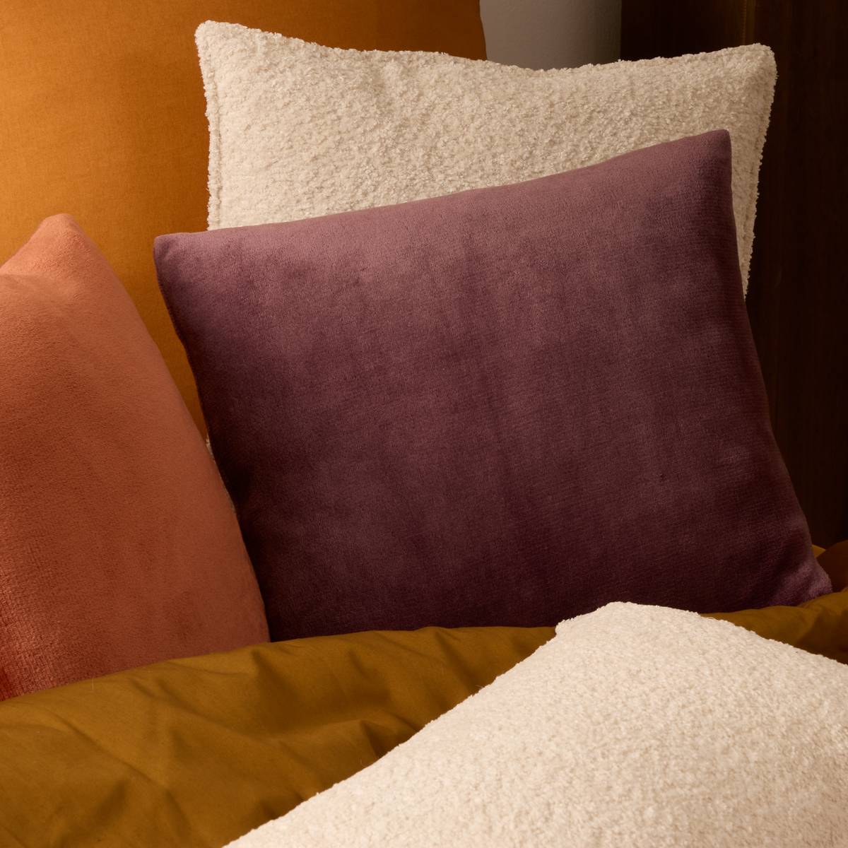 Cushion "Ollis" Light Violet, 38x38 cm