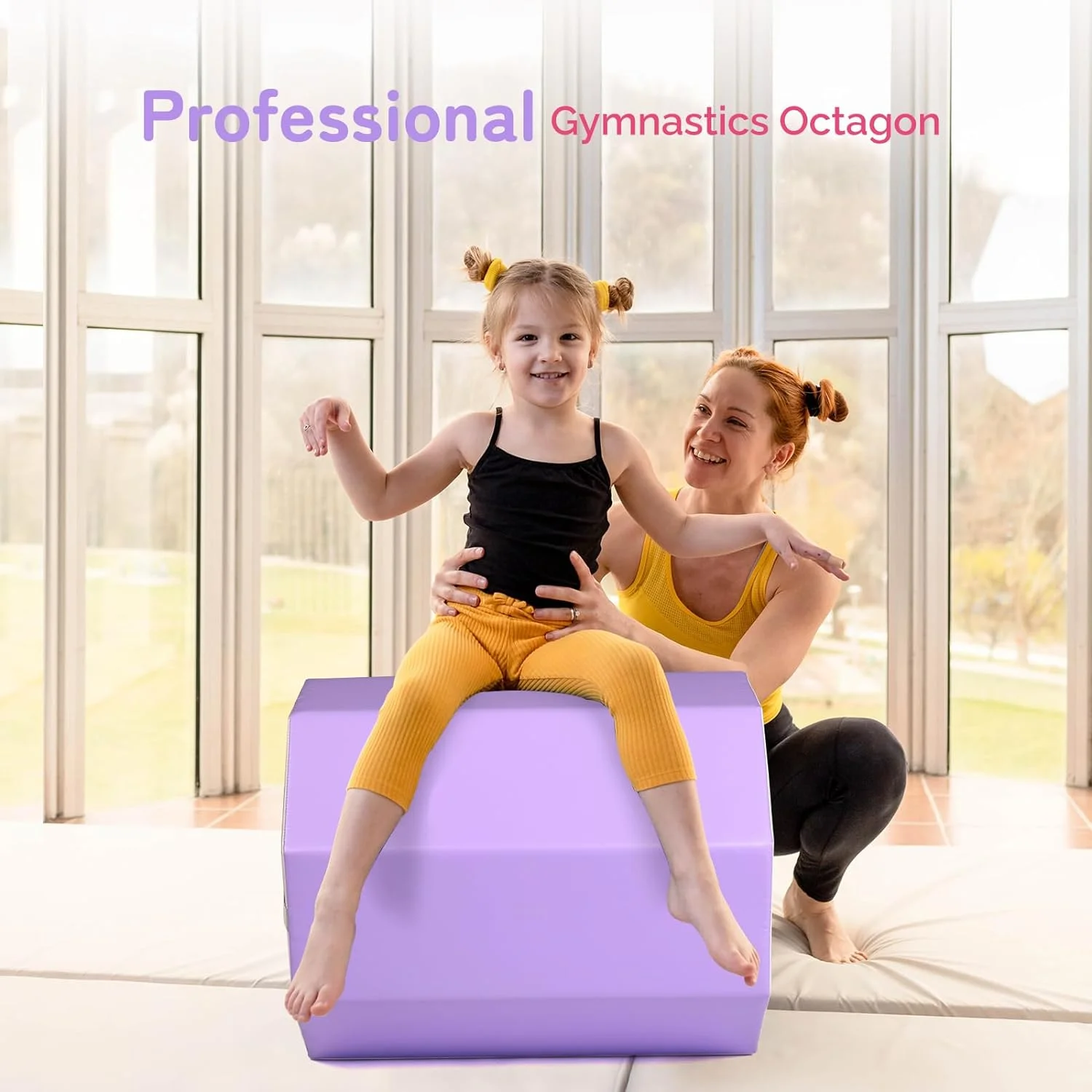 Matladin Octagon Gymnastics Skill Shapes, PVC Pink, 9.7 lb - Image 22