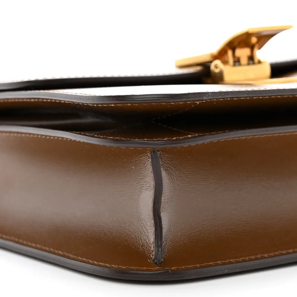 Celine Camel Box Replica Handbag with Gold Hardware1:1High-quality replica