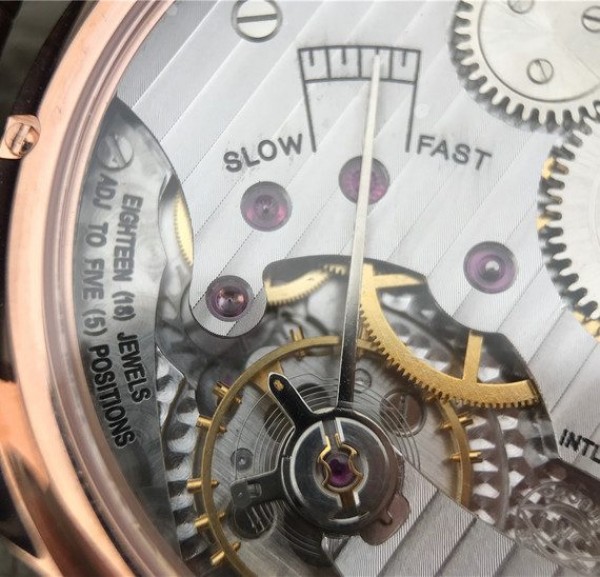 Replica IWC ZF Portuguese IW545406 RG Brown Dial Leather Strap A6498 - Top club