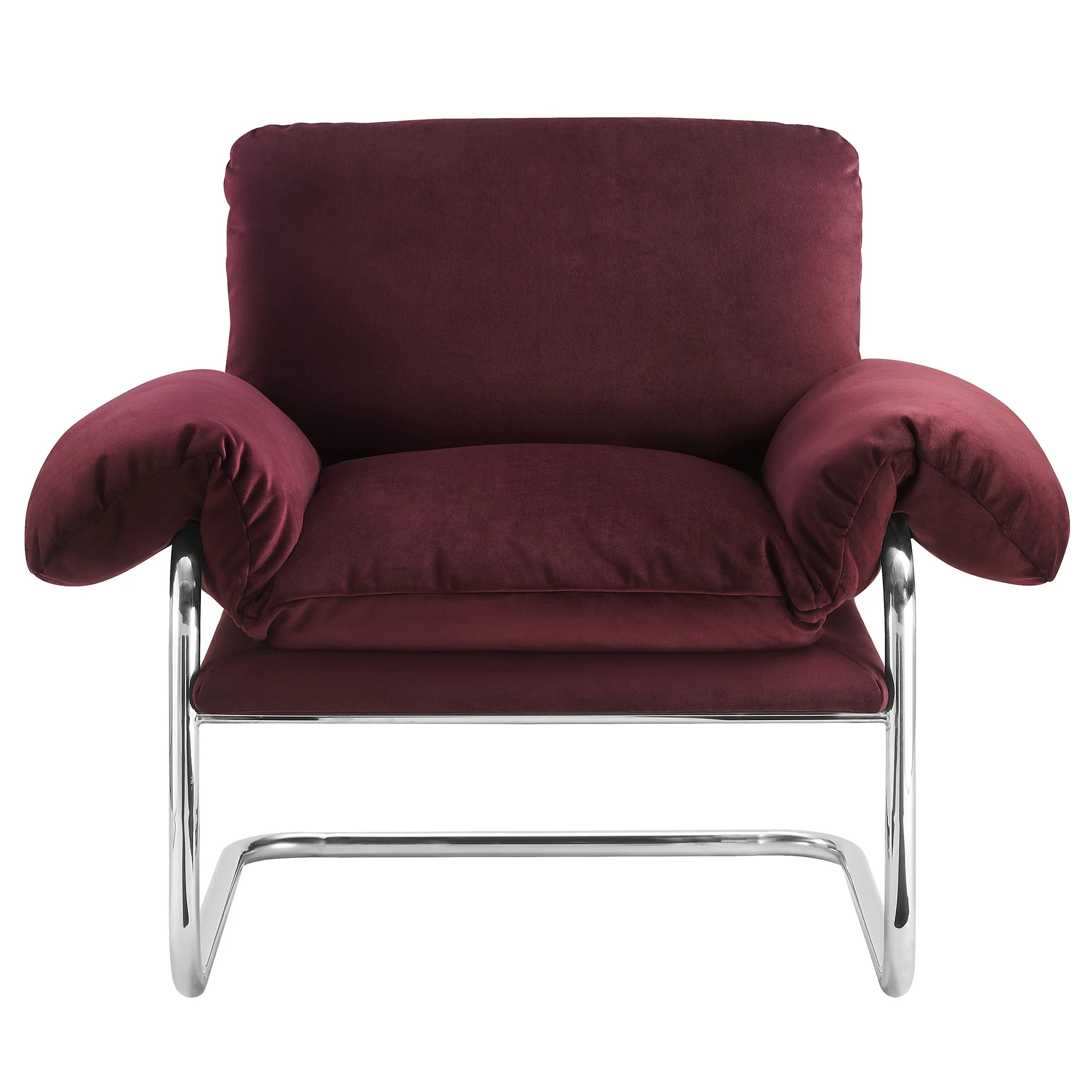 Accent Chair, Brown, Velvet, Living Room Lounge Cafe Lobby Hospitality Restaurant, Modern Contemporary, HB37765 - Image 16