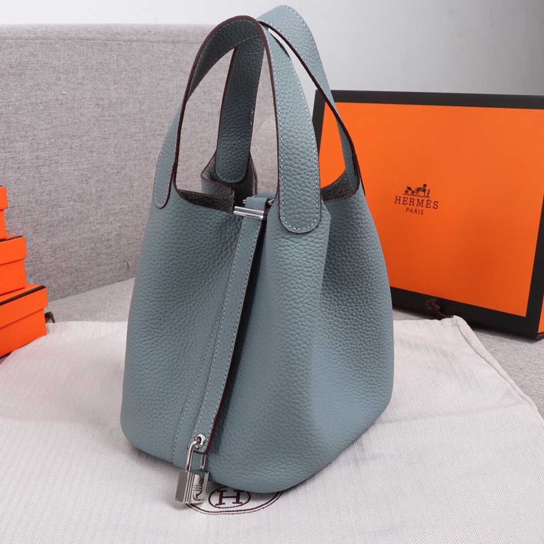 Replica Hermes Aaa-Picotin Lock 22Cm 18Cm Bag Blue/Orange/Pink1:1High-quality replica