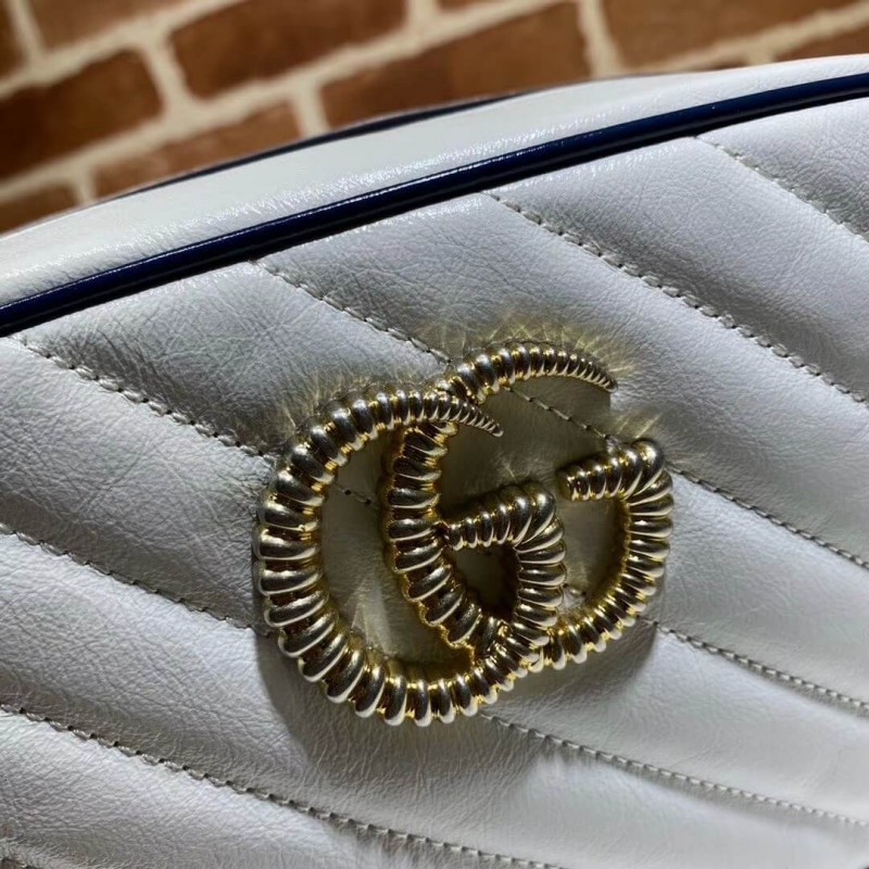 Replica Gucci Gg Marmont Small Shoulder Bag 447632 White1:1High-quality replica
