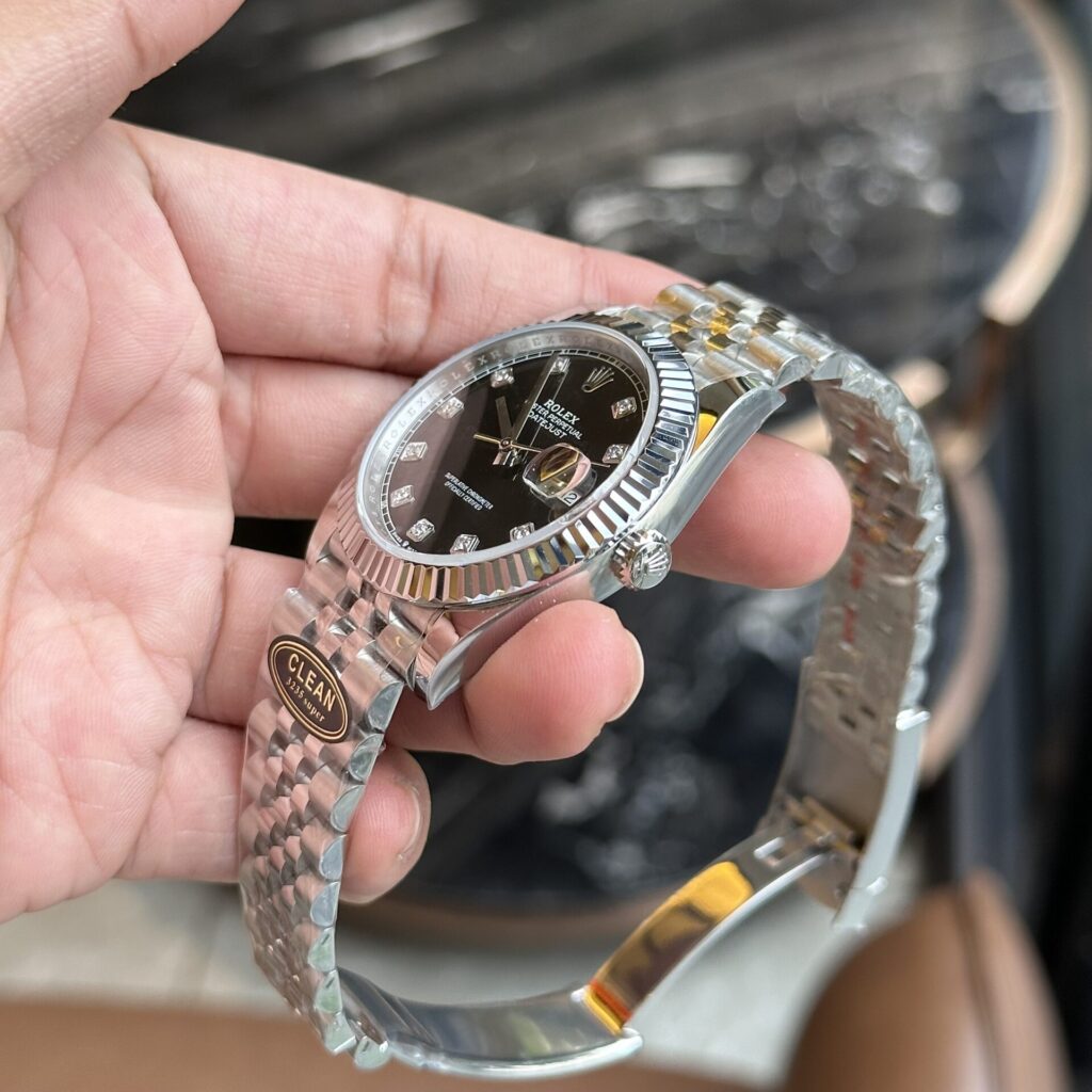 Rolex Replica 1:1 Watch Datejust 126334 Black Dial With Diamond Numbers Clean 41mm - Top club