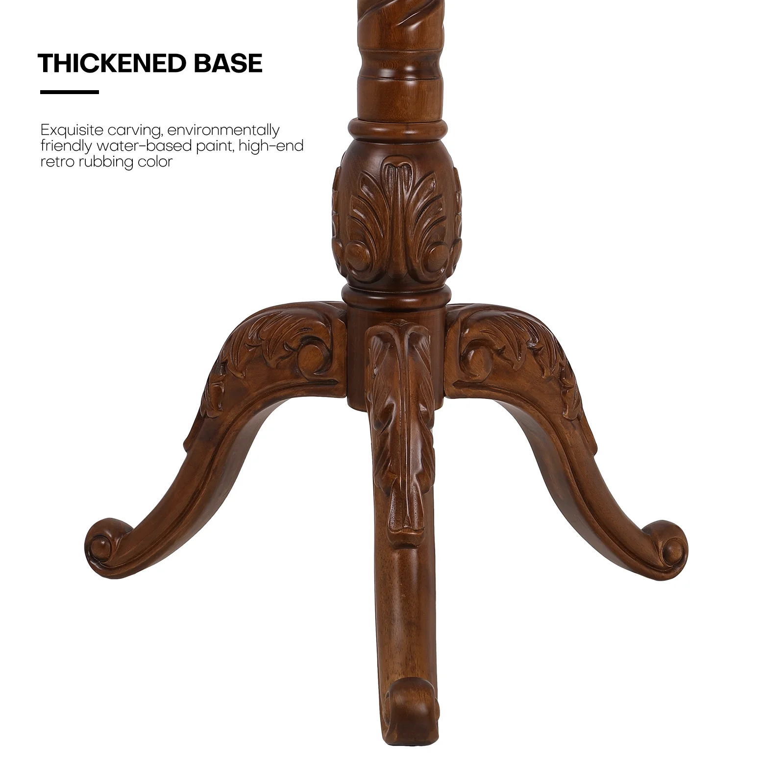 Vintage 79" Coat Tree Stand Heavy Duty Freestanding Clothes Hat Coat Rack Stand with 8 Hooks - Image 11