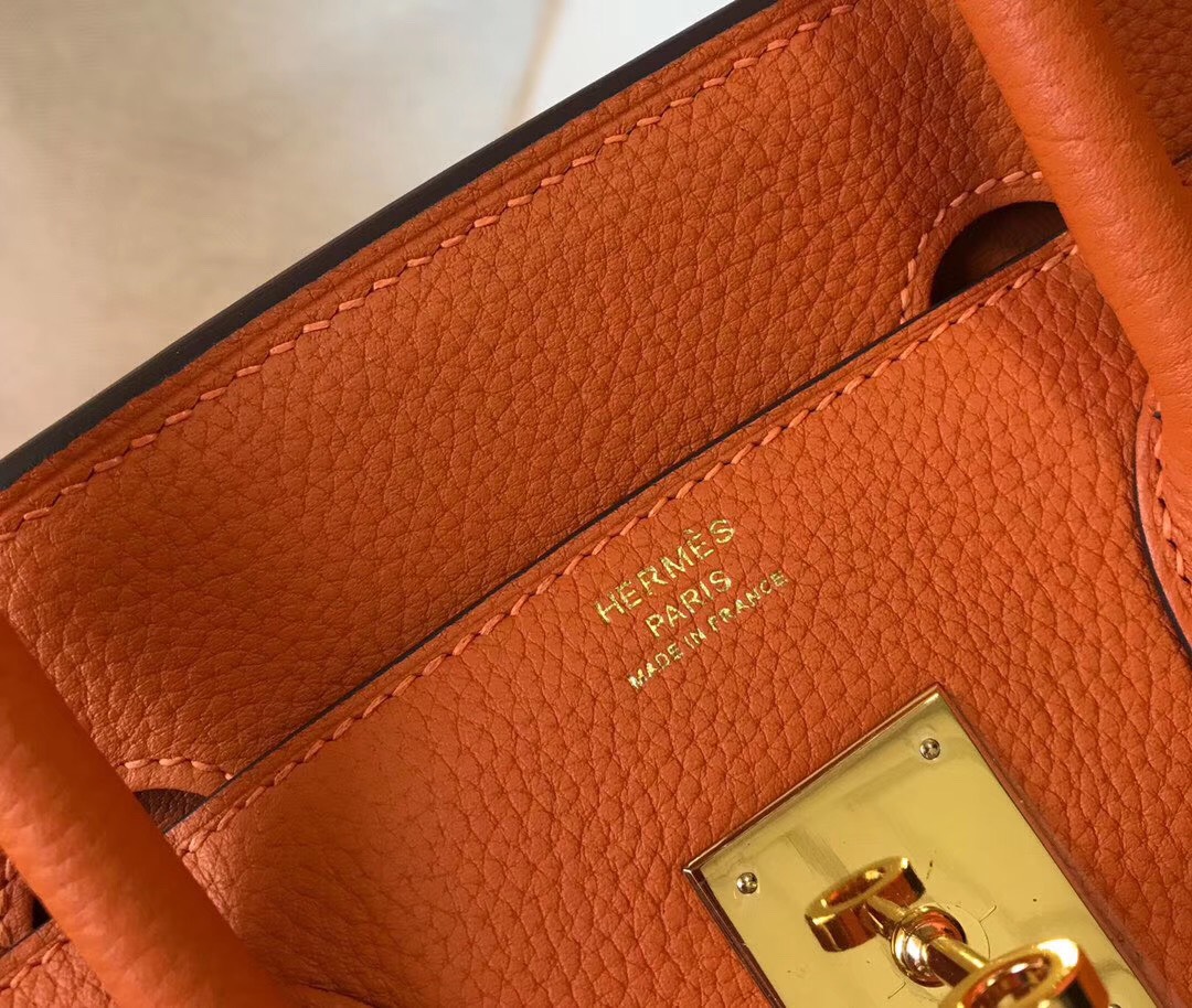 Hermes Birkin 35cm Togo Leather Gold Hardware
