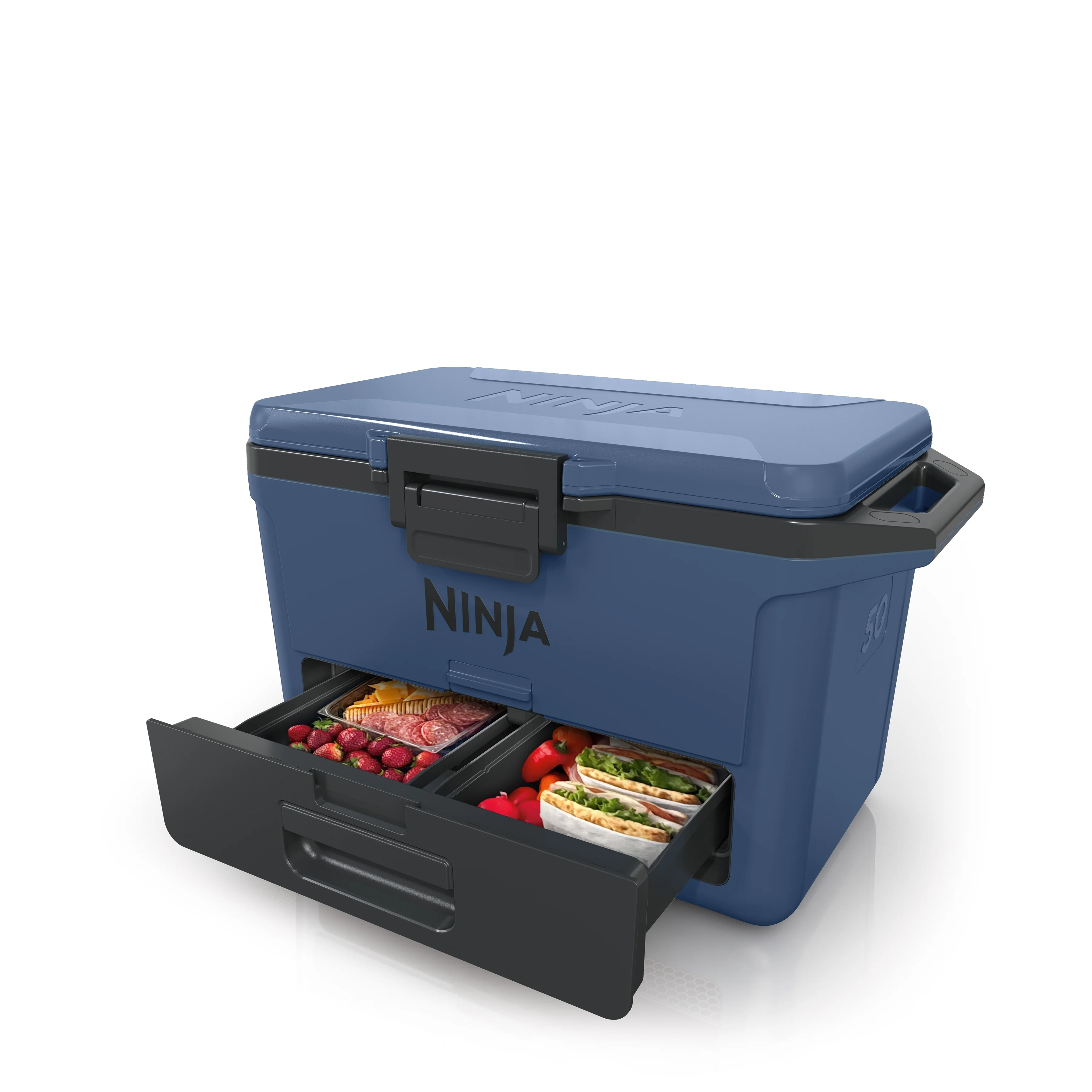 Ninja FrostVault 50qt Hard Cooler with Dry Zone, Gray, FB151GY - Image 38