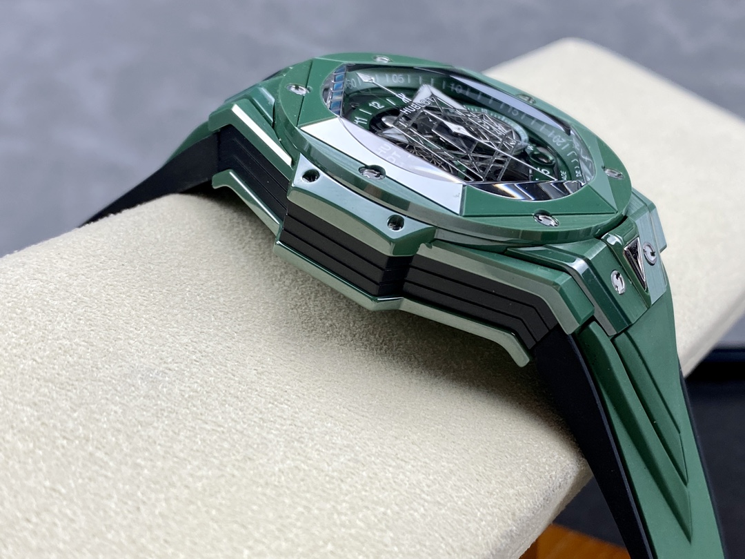 Hublot Big Bang Sang Bleu II Replica Watch Ceramic Green 44mm - Top club