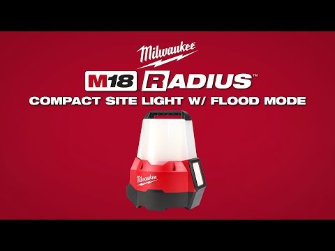 Milwaukee M18 RADIUS 18V Lithium-Ion LED Cordless Work Light with Flood Mode (Tool Only)