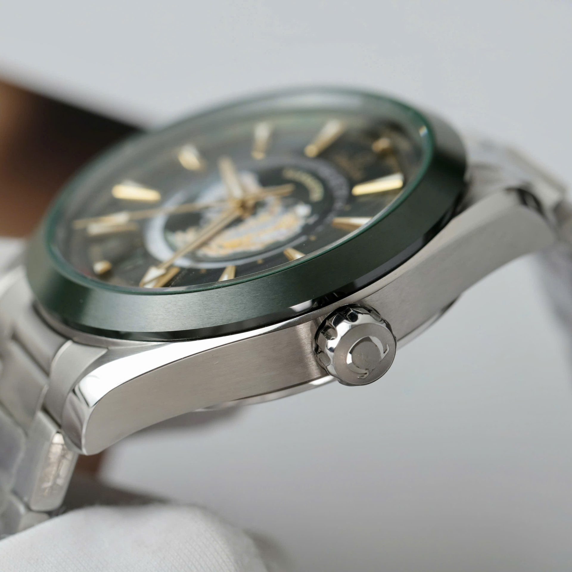 Omega Seamaster Replica Watch Aqua Terra Worldtimer Green Dial 43mm - Top club