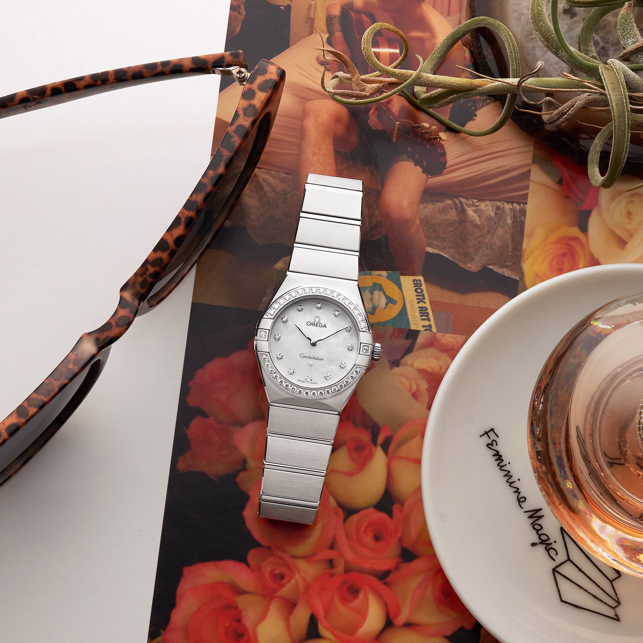 Constellation Quartz 28mm Stainless Steel With Diamonds(1:1 replica) - Top club