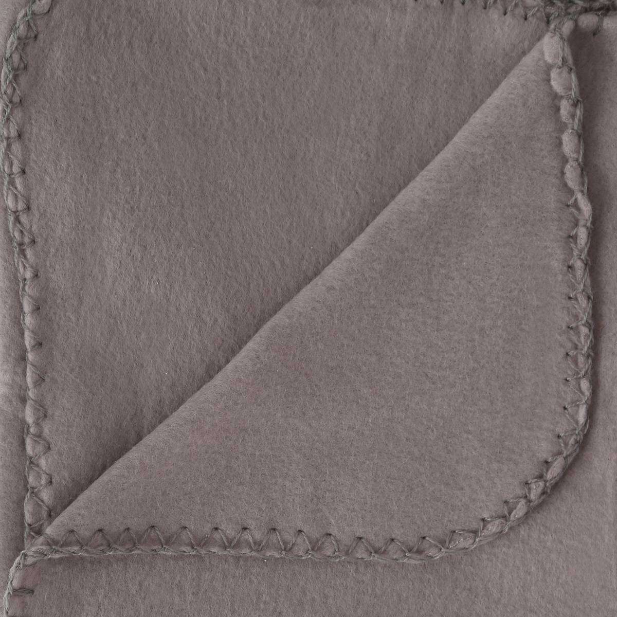 Fleece plaid Mouse grey, 125x150 cm