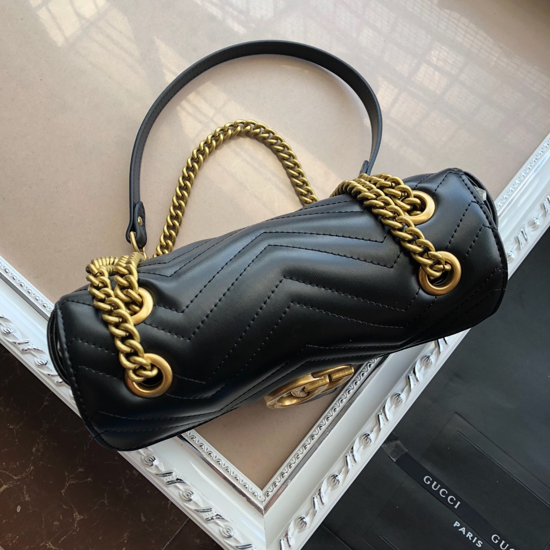 Replica Gucci Marmont Small Matelasse Shoulder Bag Nano/22Cm/26Cm1:1High-quality replica