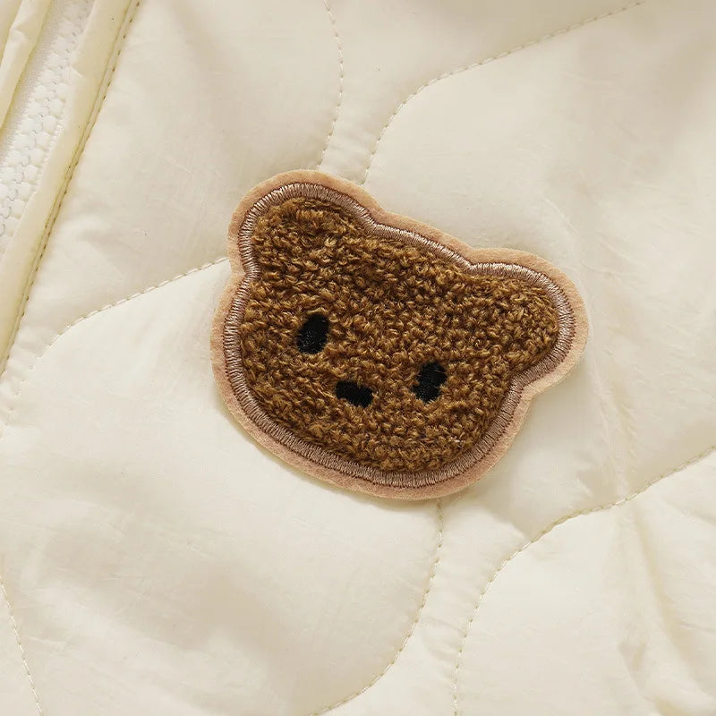 FuzzyFriends | Cartoon Beer Winter Romper