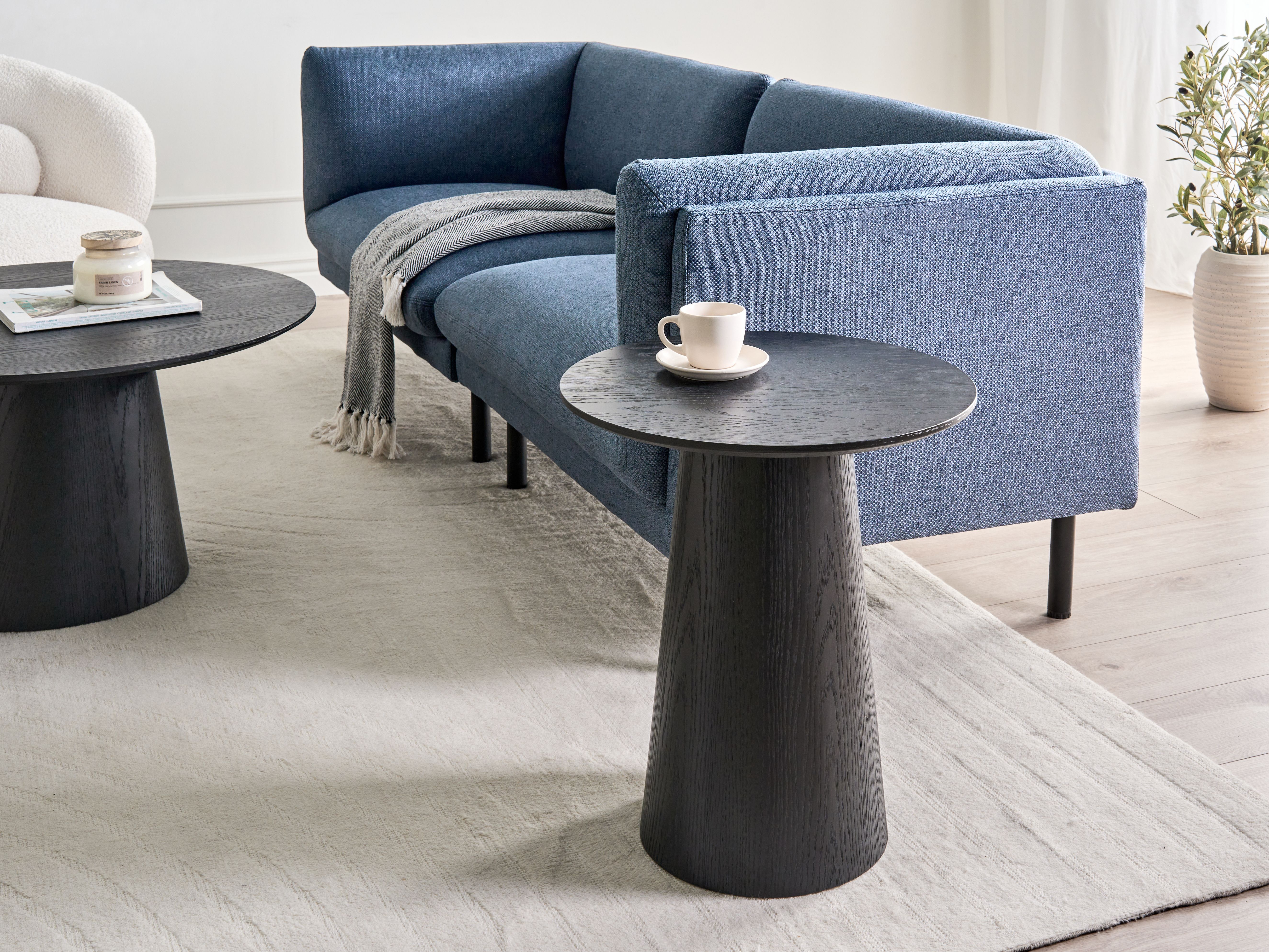 Side Table WANDO Black Ash Wood