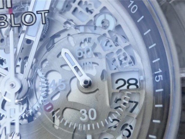 Replica Hublot Big Bang Unico Sapphire Plastic Case Skeleton Dial White Rubber Strap Jap Quartz - Top club
