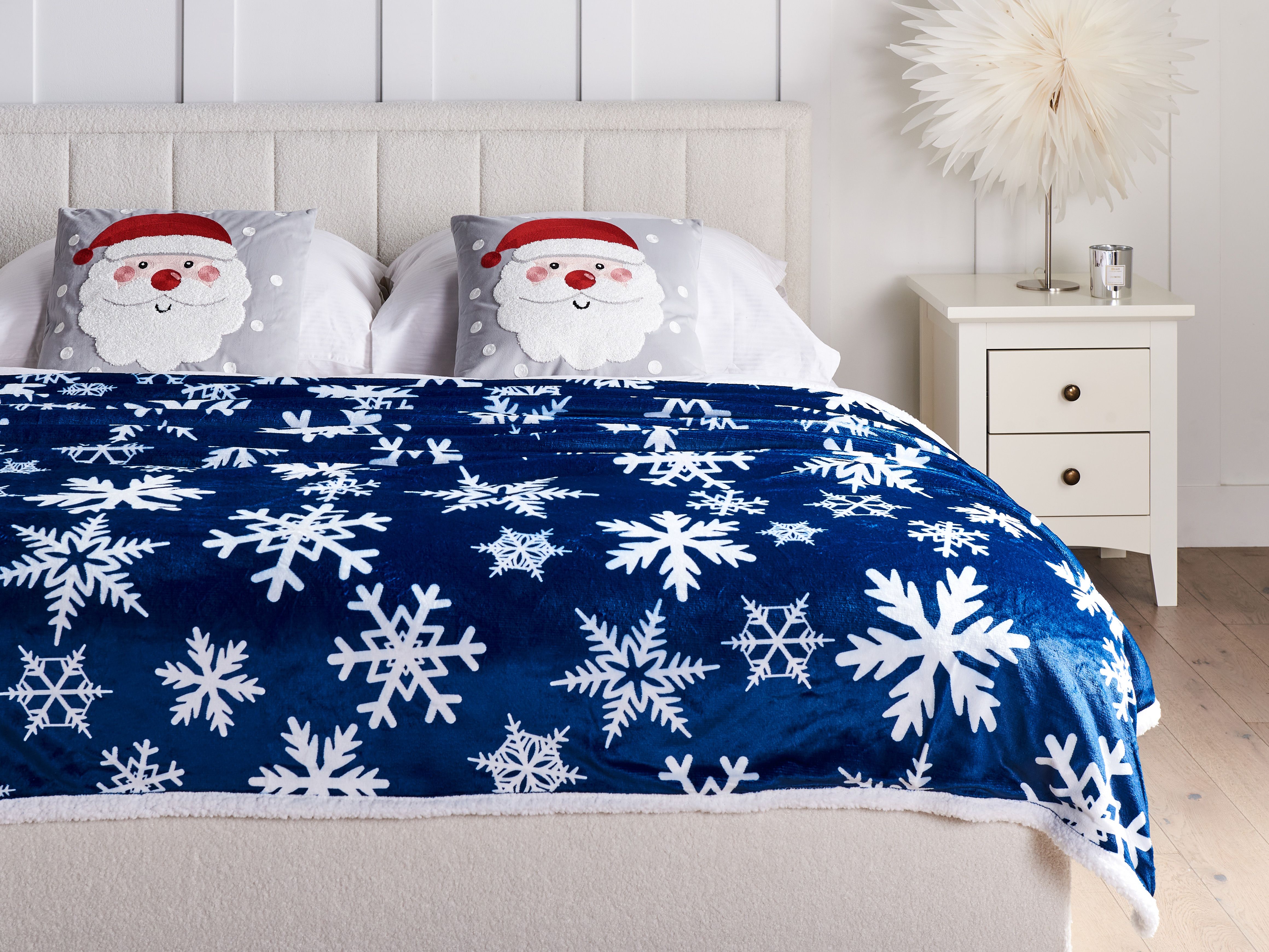 Blanket ANISE 150 x 200 cm Dark Blue