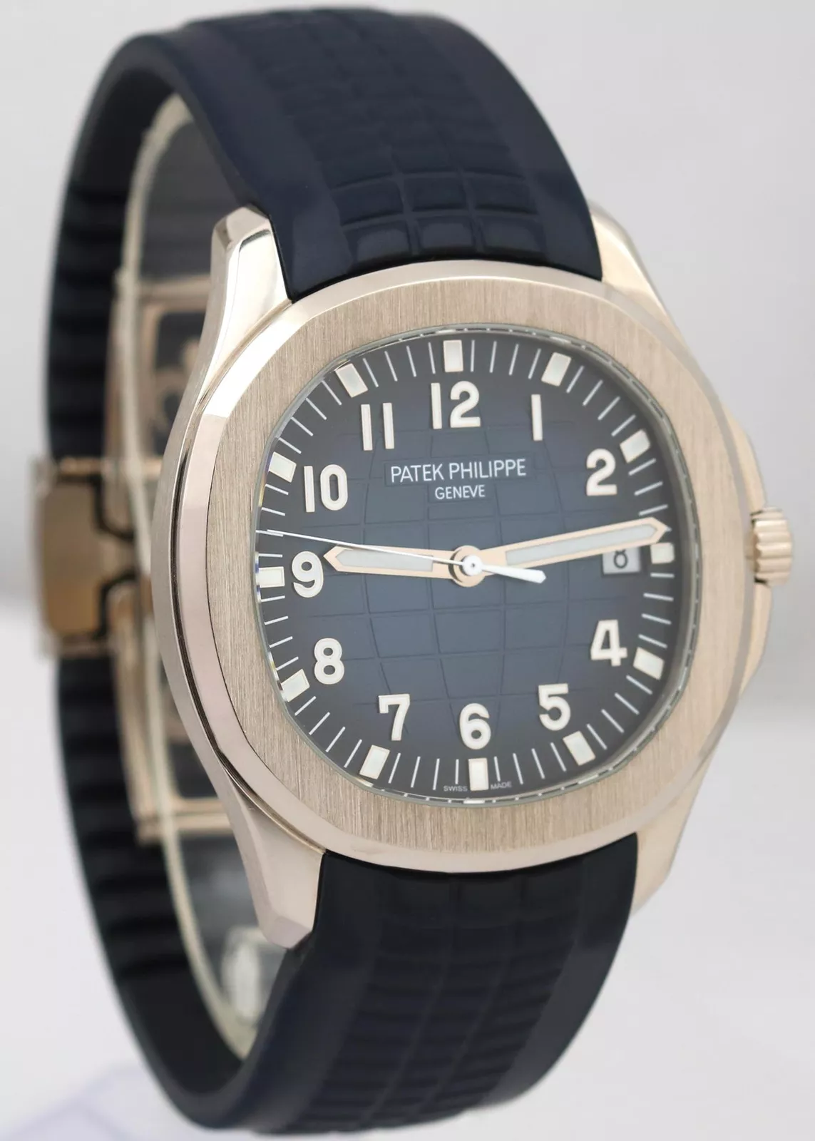 Patek Philippe Aquanaut Blue Dial 18K White Gold Men's Watch 5168G-001(1:1 replica) - Top club