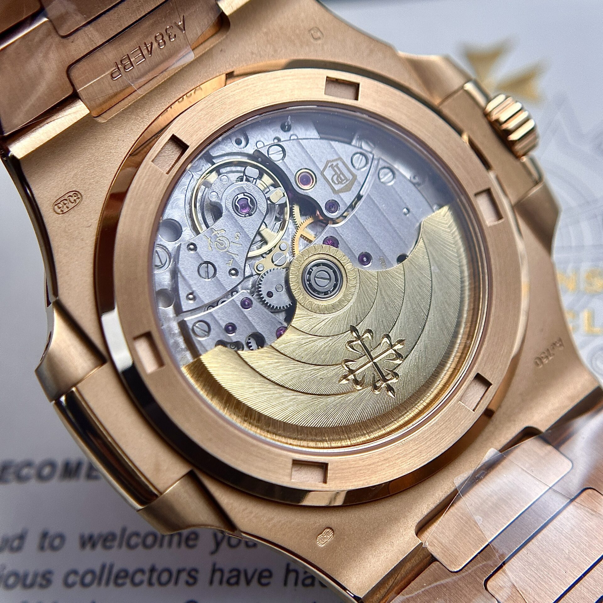 Patek Philippe Nautilus 5711 Brown Dial Rose Gold Case 3K Factory 40mm - Top club
