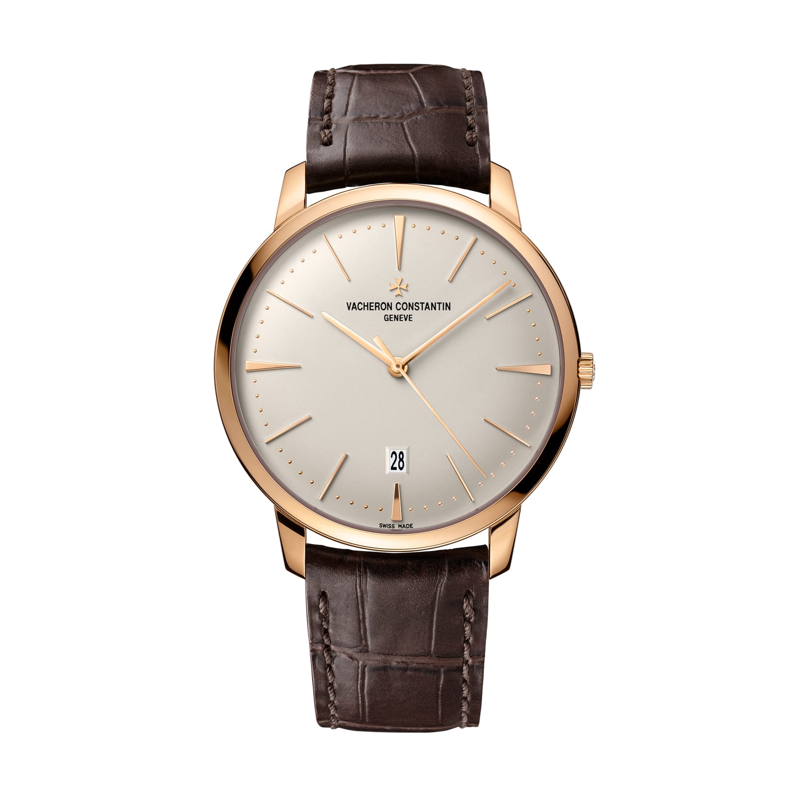 Replica Watches Fake Vacheron Constantin Patrimony self-winding 40 MM PINK GOLD(1:1 replica) - Elite Watch Atelier