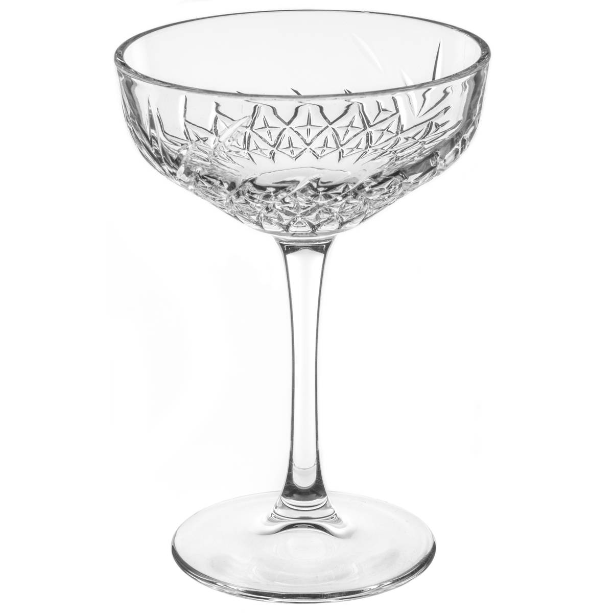 Set of 4 "Timeless" champagne glasses 250 ml, Transparent